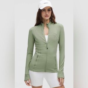 Lululemon NWT Define Nulu Jacket Full Zip Green Size 6